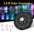 8LED Solar Panel Powered Fountain Water Feature Pump Garden Pool Pond Aquarium