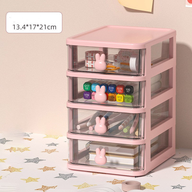 Boîte de rangement de bureau Petit type de tiroir Coiffure pour enfants Clip Headwear Organization Box