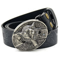Ceinture de boucle lisse Casual pour hommes
