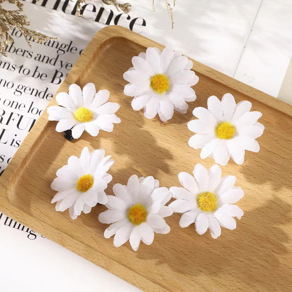 Simulation créative Clip de cheveux de tournesol