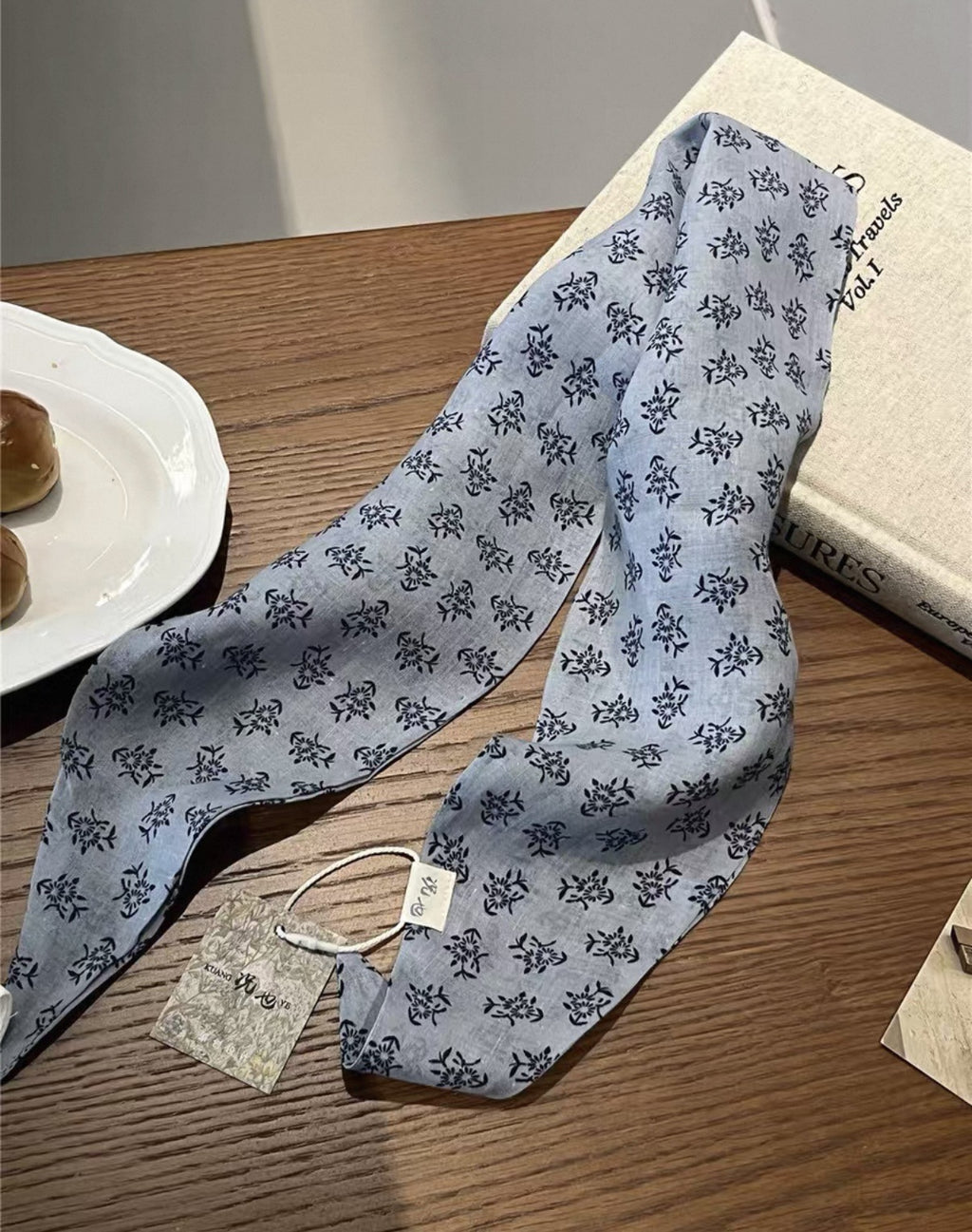 Écharpe de cou de style vintage chic polyvalente