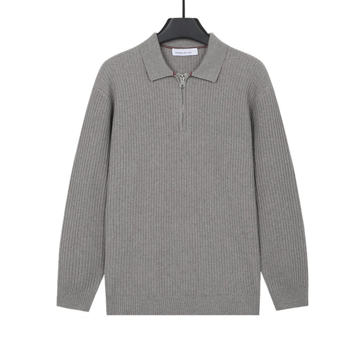 Pull-over casual en col roulé pour hommes