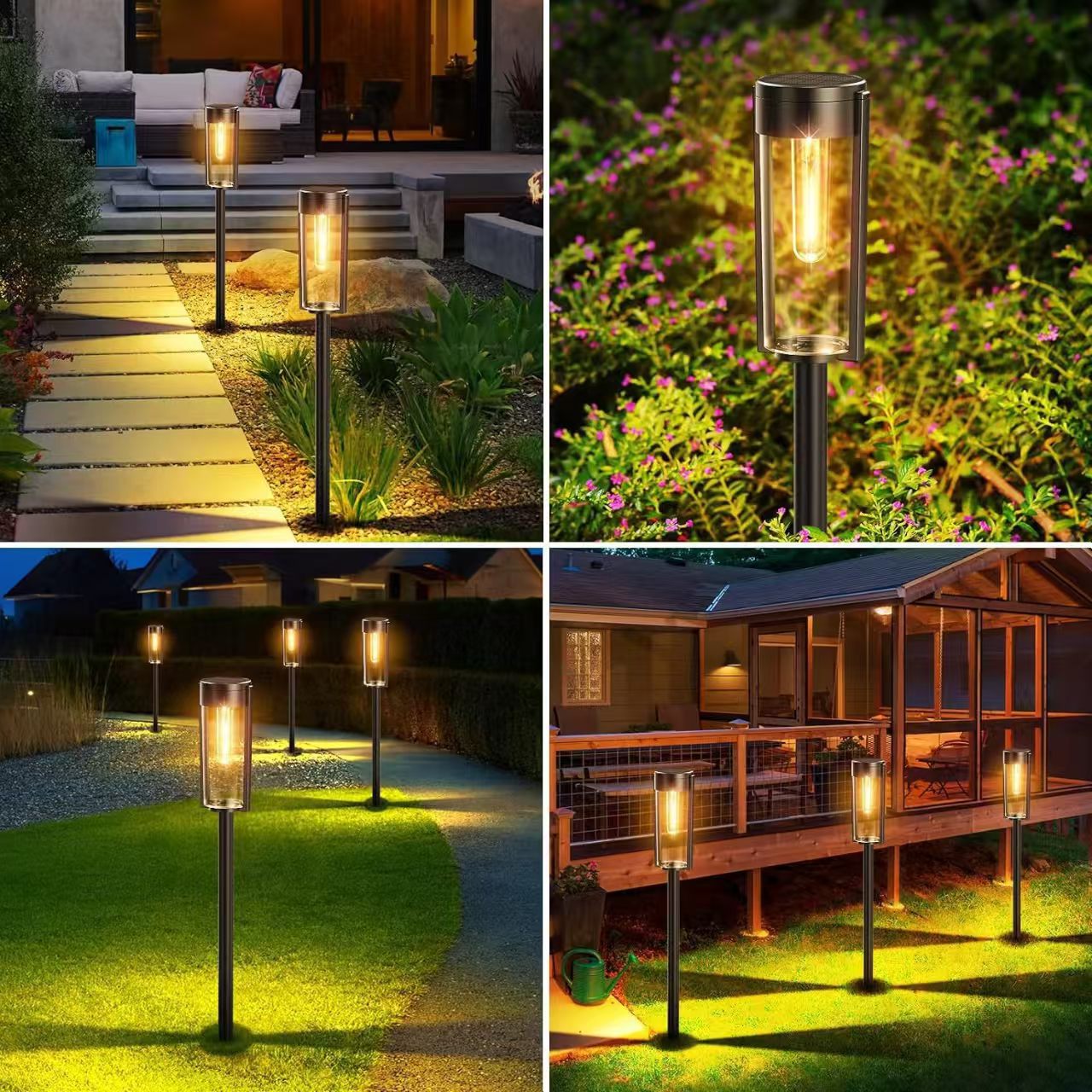 Lampe extérieure de pelouse LED lumière de nuit