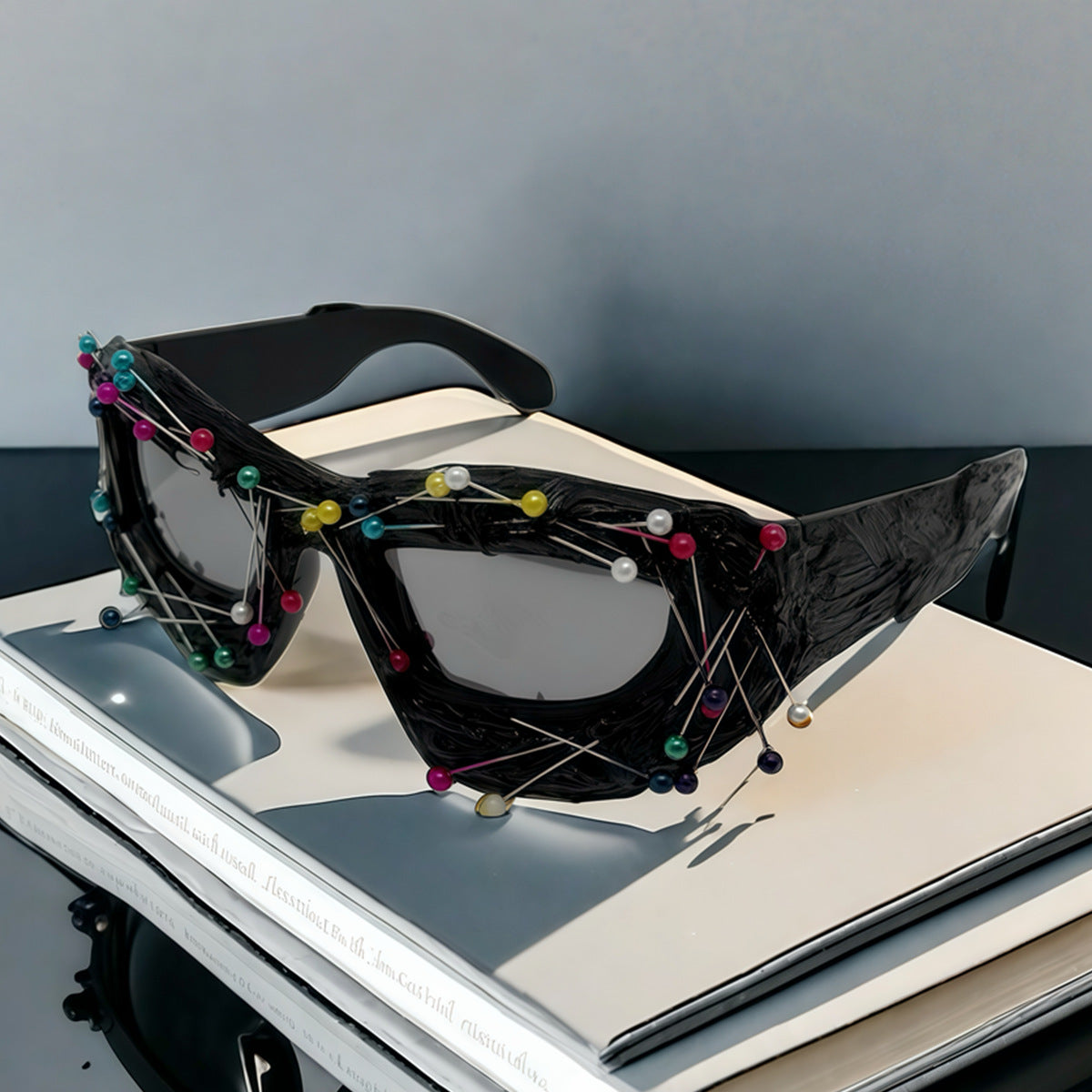Lunettes de soleil de style punk hip-hop tendance