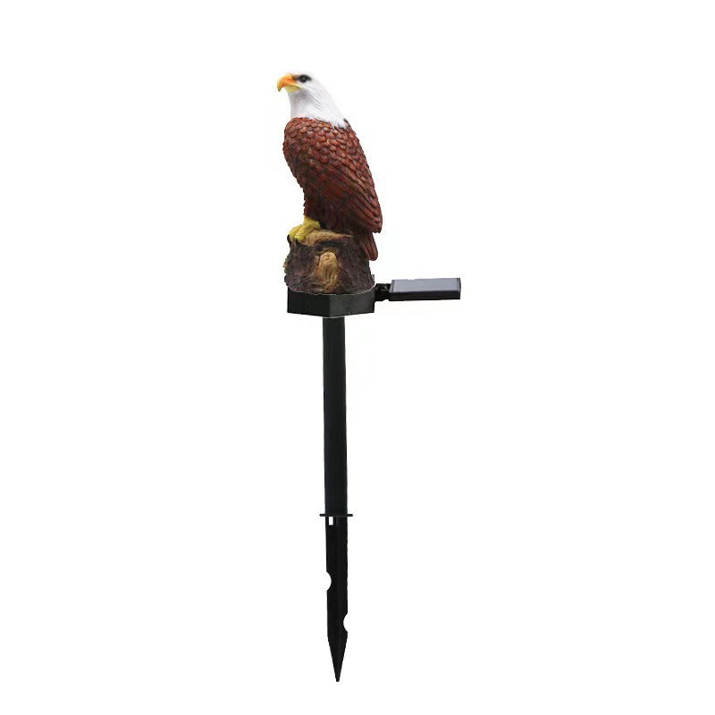 Solar résine Eagle pelouse lampe extérieure jardin Villa décoration lampe de paysage
