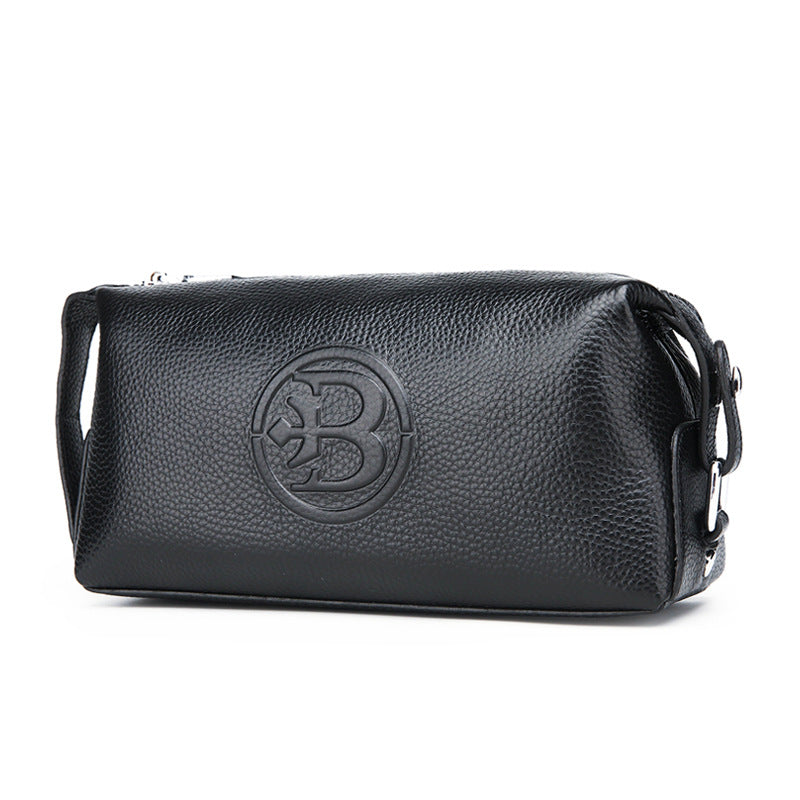 Cowhide sac élégant imperméable en cuir homme sac