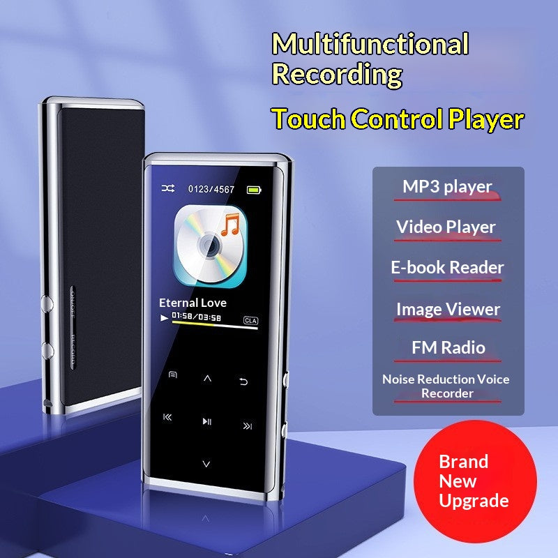 Lecteur numérique portable avec un haut-parleur Bluetooth couleur tactile et Walkman intégré