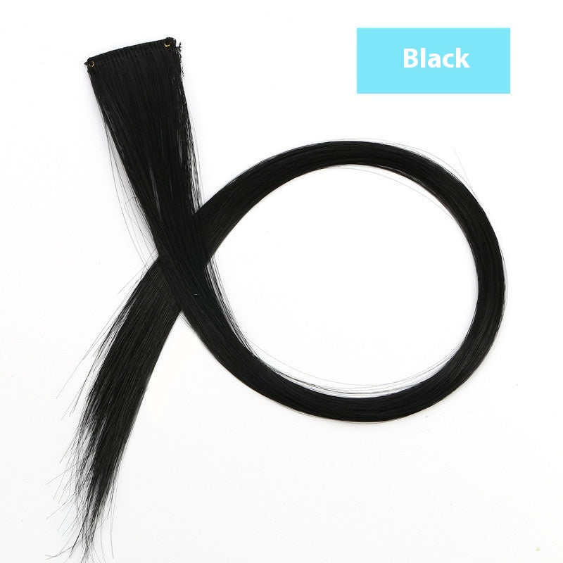 Couleur cheveux suspension oreille perruque teinte ensemble cheveux extension couleurs bandes