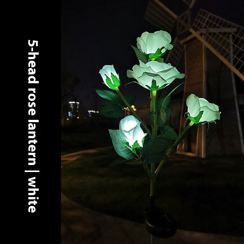 Lampe de jardin de pelouse solaire couleur LED