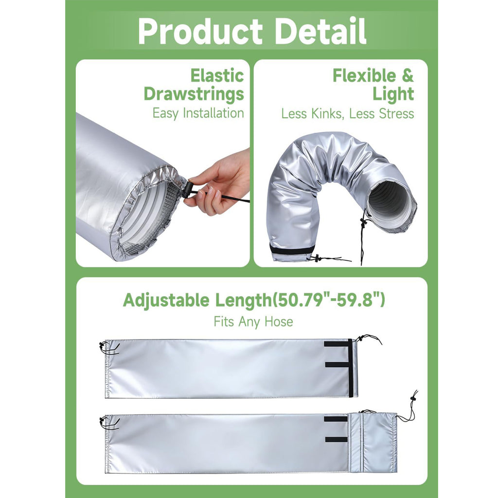 Couvercle de protection du conduit d'air portable