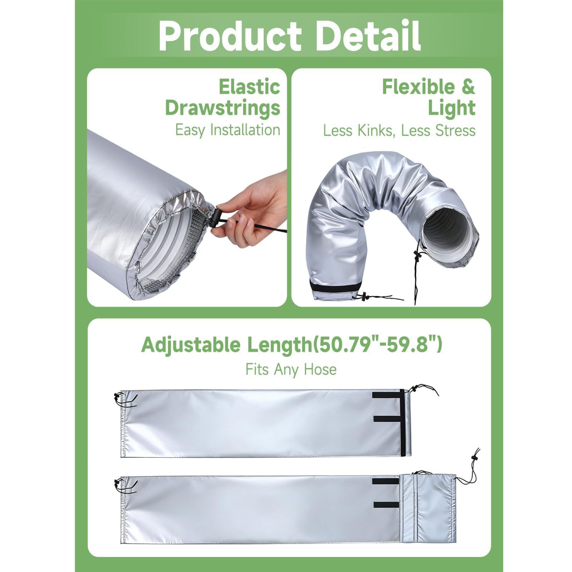 Couvercle de protection du conduit d'air portable