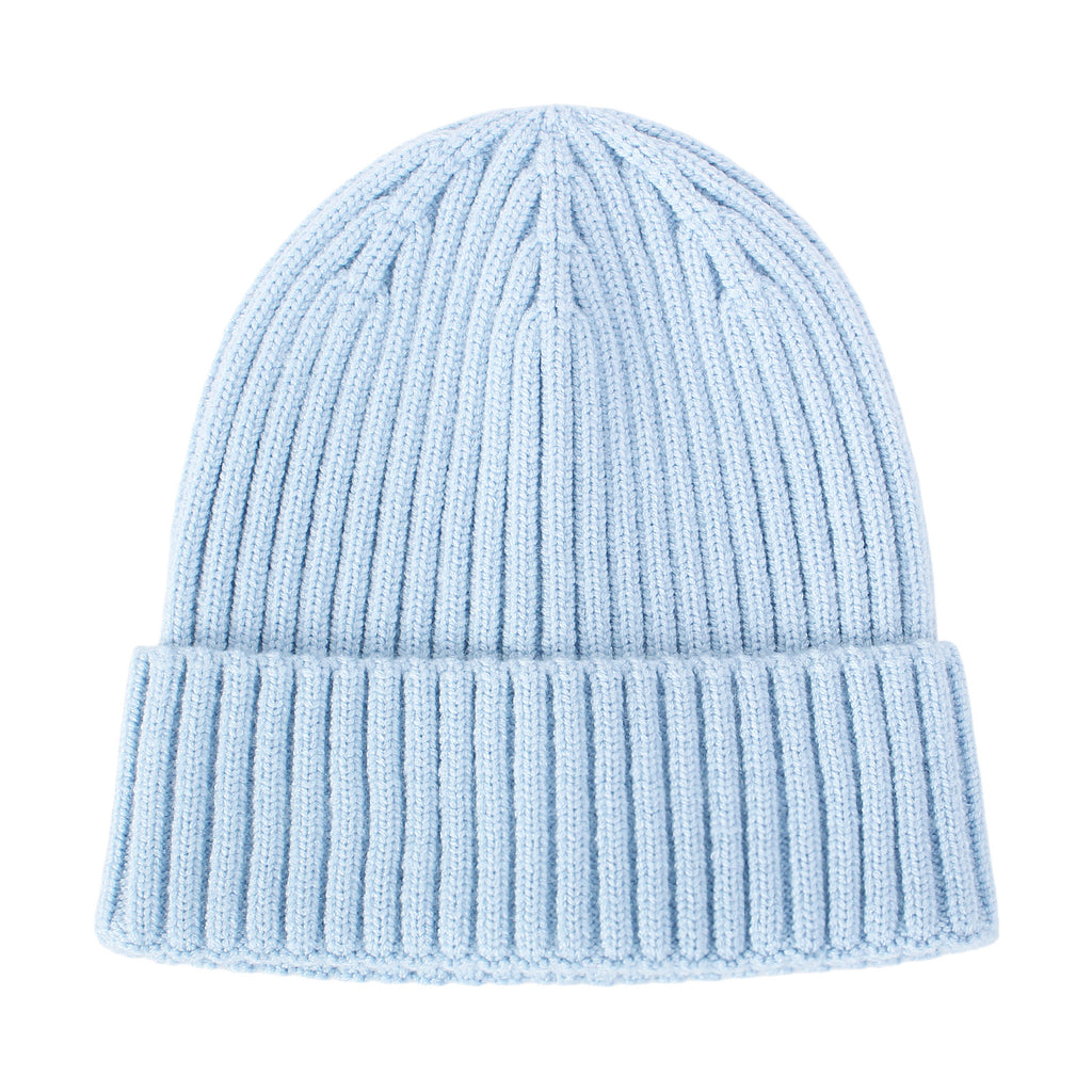 Bonnet en laine rayée de couleur solide pour protéger l'oreille chaude