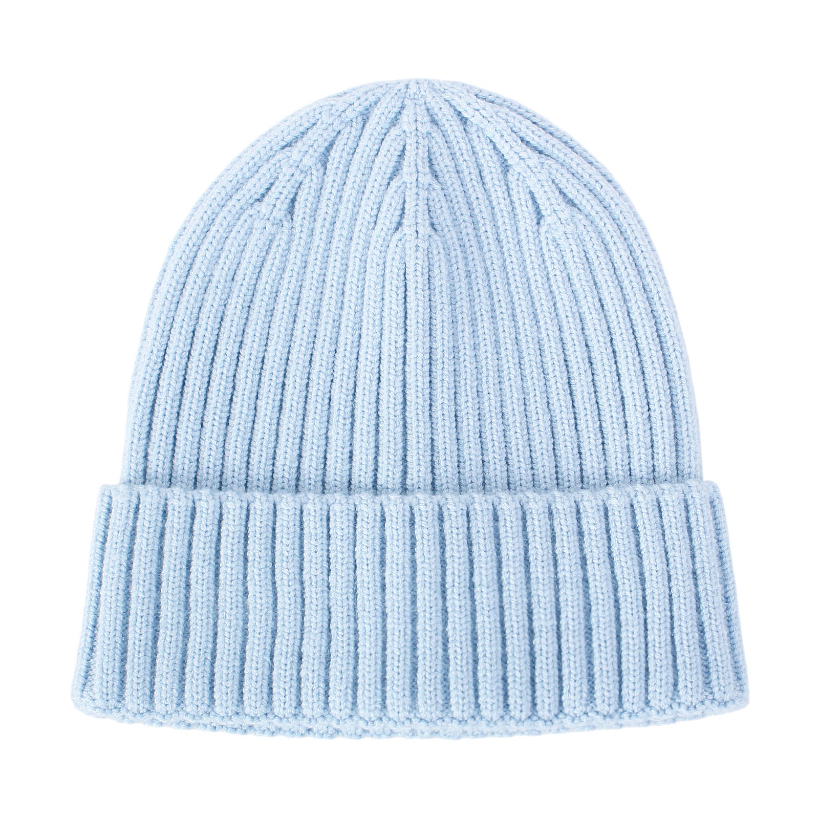 Bonnet en laine rayée de couleur solide pour protéger l'oreille chaude