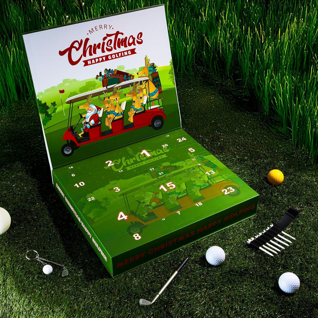 Calendrier de l'avent de golf 2 boîte de Noël adulte pour hommes