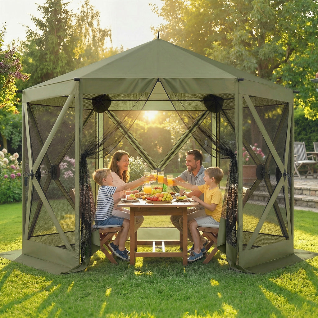 10 x 11 ft Tente d'écran Pop Up Gazebo