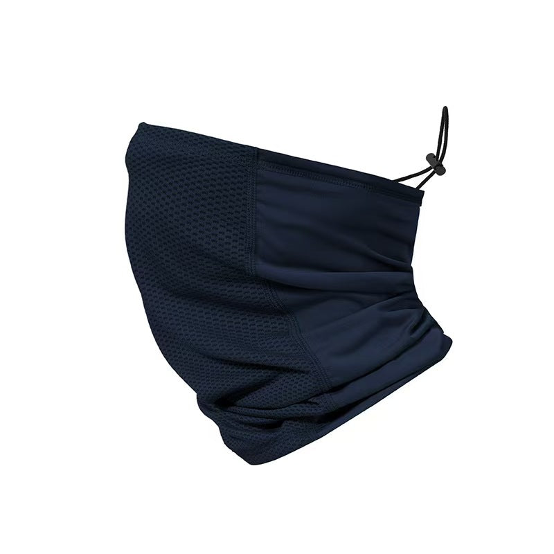 Masque visage en boucle d'oreille respirant en soie de glace