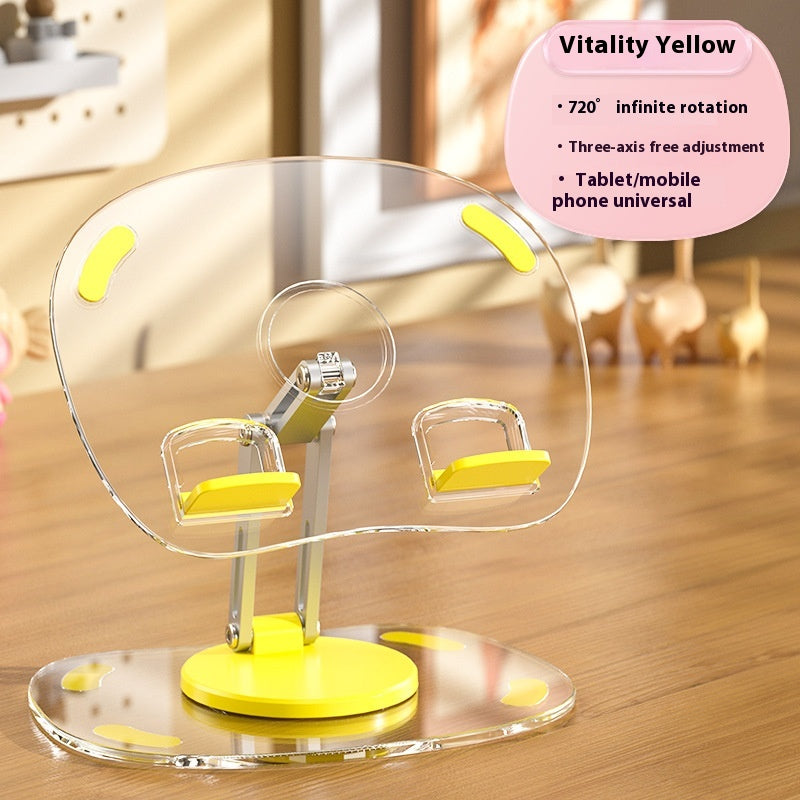 Laptop Holder, Aluminum Alloy Desktop Lazy Metal Cellphone Holder