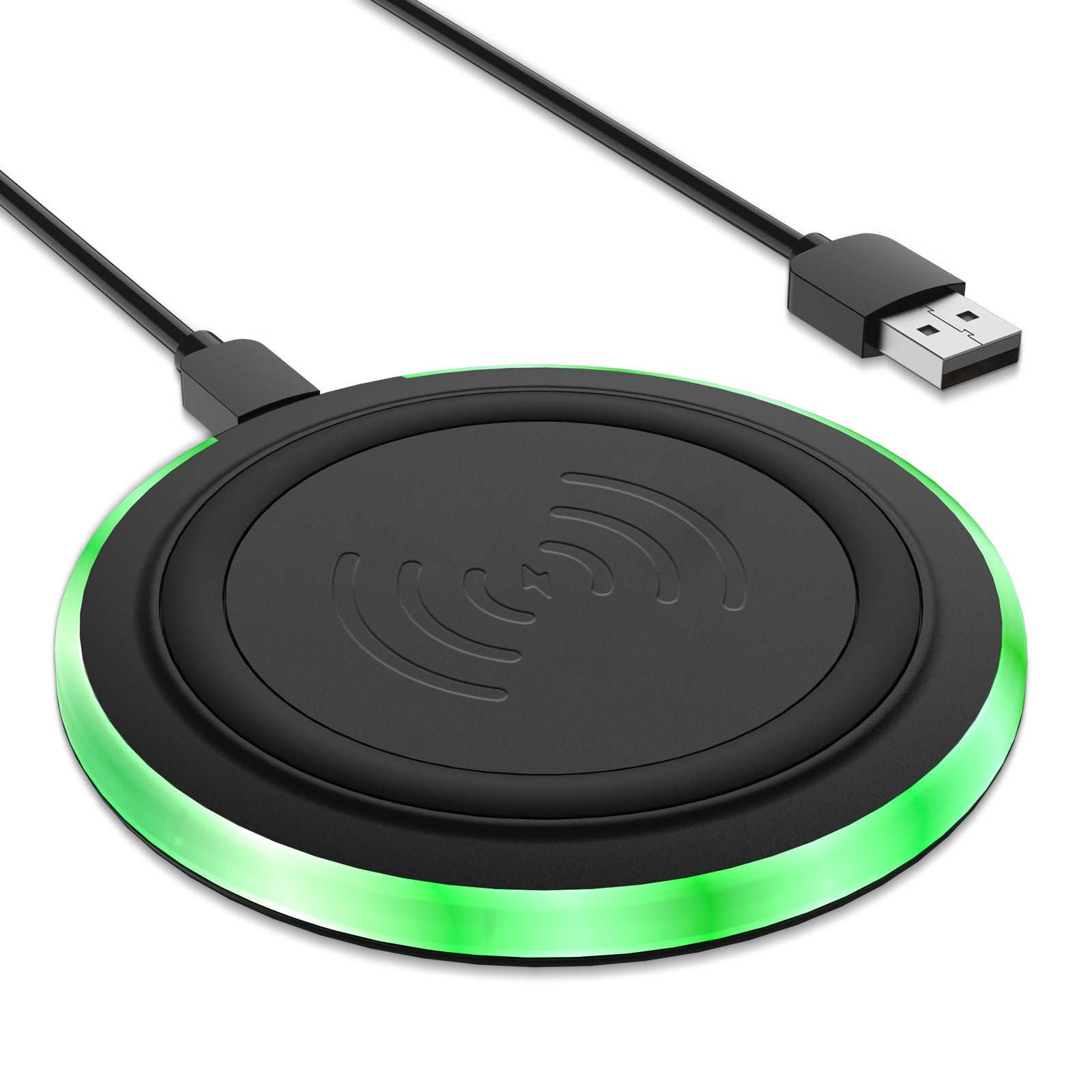 Chargeur de téléphone sans fil ultra-mince de bureau 10W