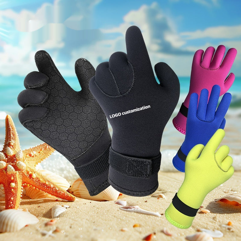 Gants de natation multicolores 3mm pour femmes