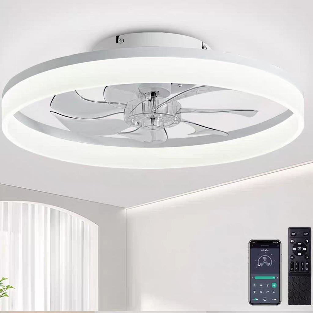 Restaurant léger de style nordique Smart Fan Light