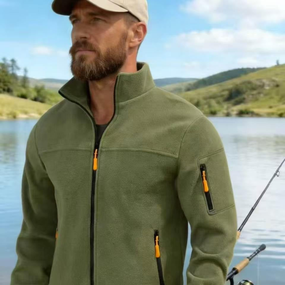 Veste en polaire casual pour hommes