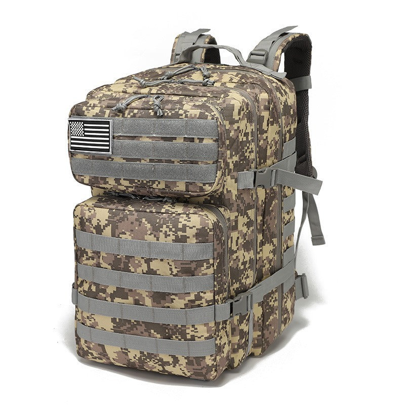 Outdoor 45L Sac à dos tactique Randonnée Hommes et femmes Sac à épaule