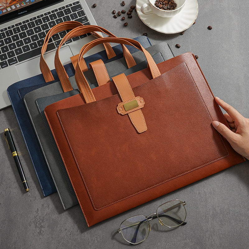 A4 Dossier de document Sac de document en cuir