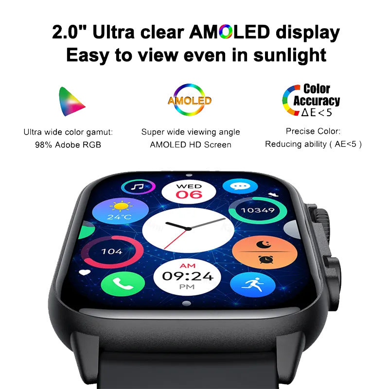 Smartwatch d'appel Bluetooth multifonctions