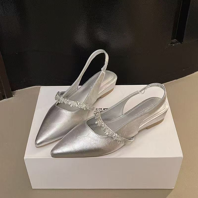 Talons d'orteil pointu féminin de printemps