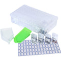 Ensemble d'accessoires de peinture diamant avec 4 bacs