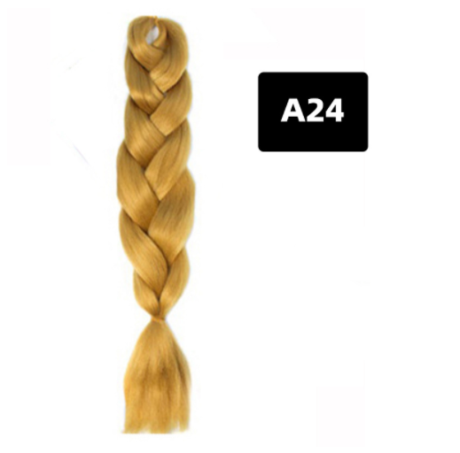 Couleur Big Braid African Chemical Fibre Gradient en soie haute température