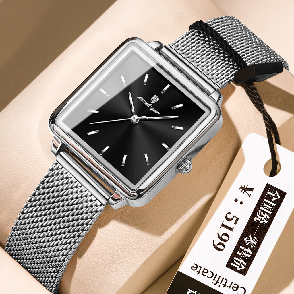 Femmes Quartz Square Watch