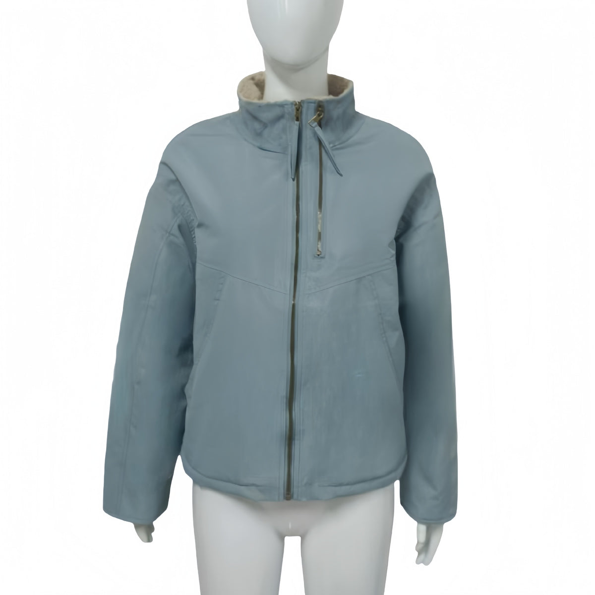 Parka de coton à boucle courte pour femmes avec un collier de soutien et vêtements de travail..