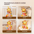 Rattle de lit suspendu côté lit Poussette pendentif de cheminée de vent Pendentif Crib Bell Jouet monté sur voiture