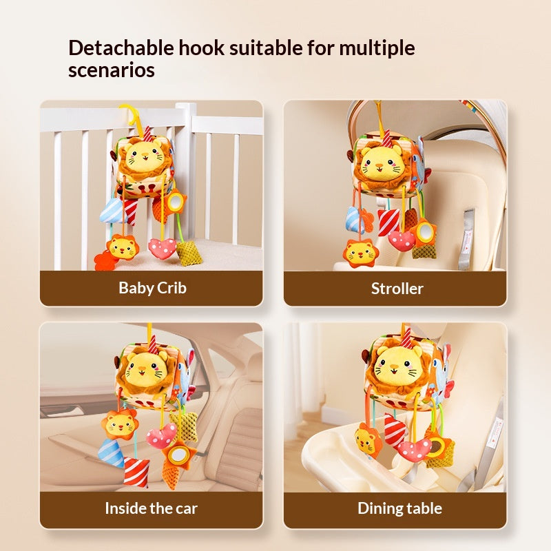 Rattle de lit suspendu côté lit Poussette pendentif de cheminée de vent Pendentif Crib Bell Jouet monté sur voiture