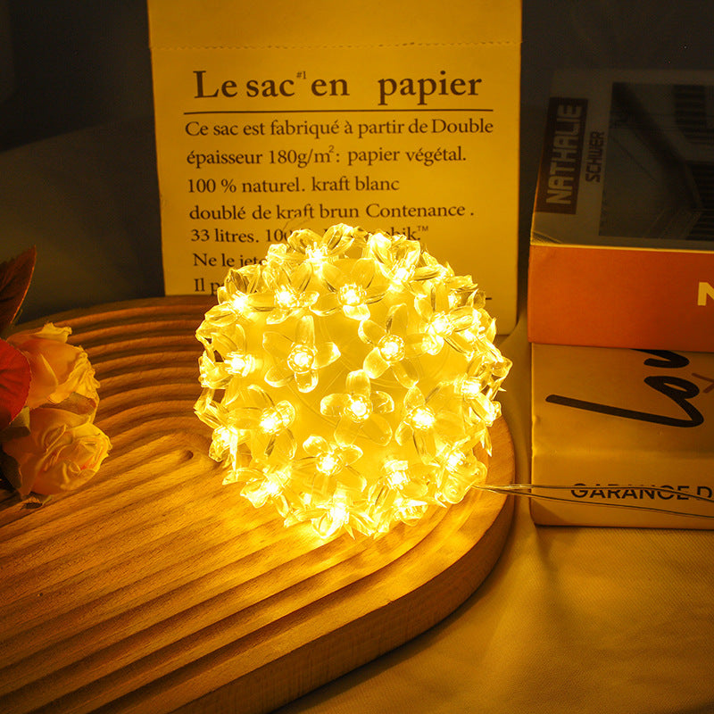 Lampe LED à grande boule d'ornement extérieur