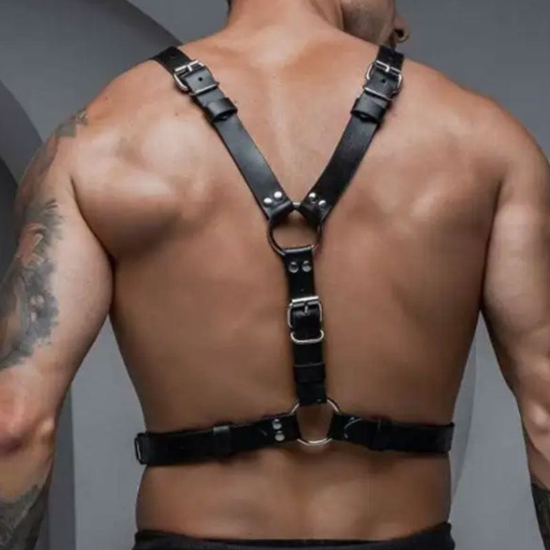 Vêtements de formation de bondage pour adultes pour jouer le rôle Restreindre le corps en cuir et les souches de bondage