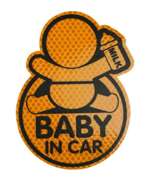 Stickers Réflexion Voiture Stickers Voiture Réflexive Bébé en Voiture Stickers Voiture Réflexive