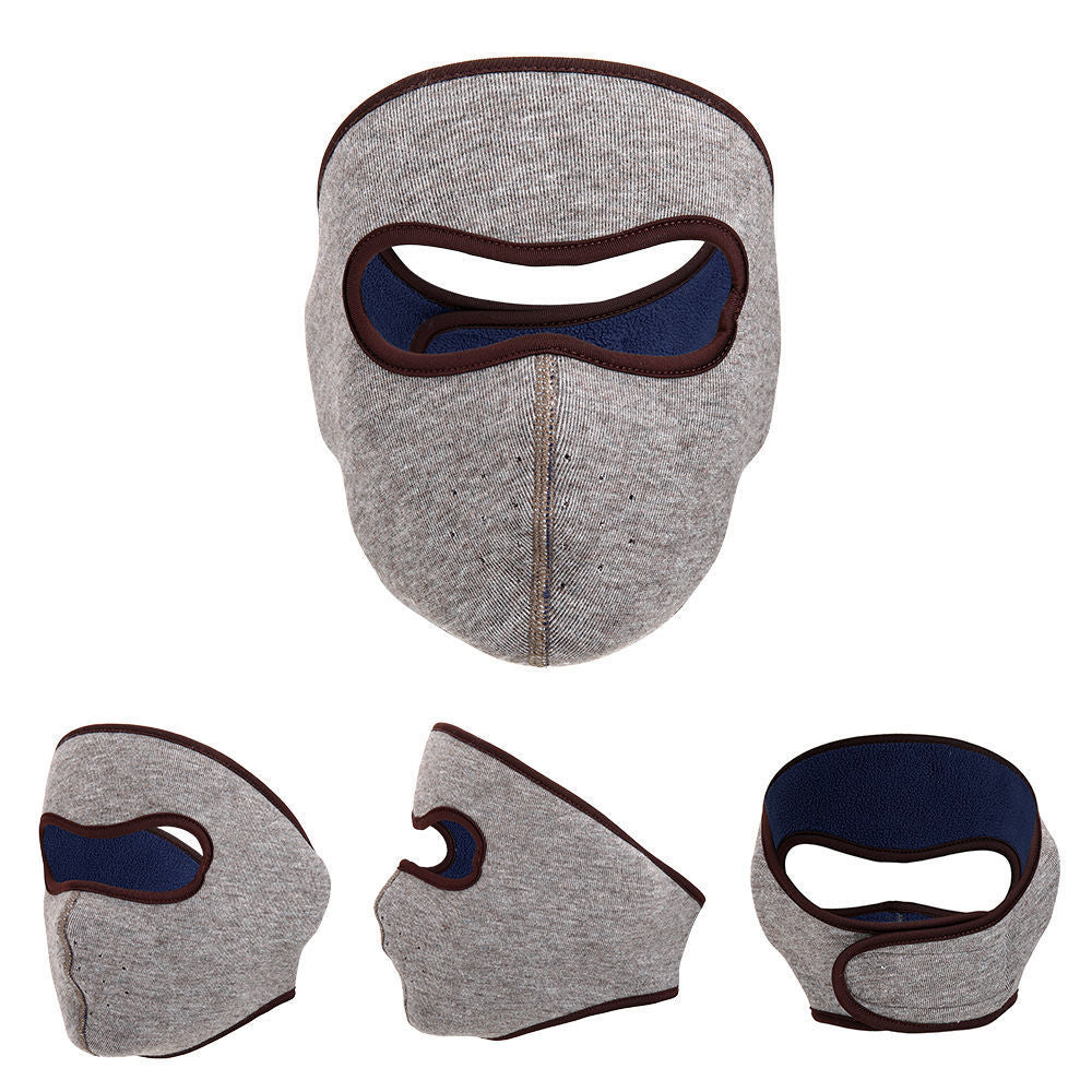 Velvet Respirant Cold Proof Et Masque du visage d'équitation anti-poussière