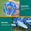 Fishing Cast Net Bait Easy Lancer la main Cast Fort Nylon Mesh USA