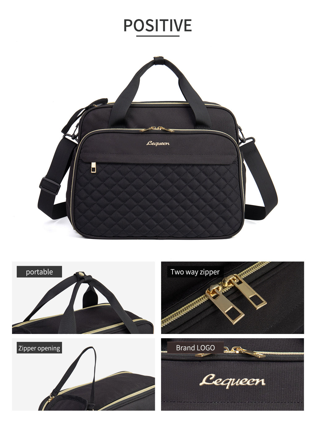 Grande capacité porte-main Multifonctionnel Crossbody Oxford Couche sac