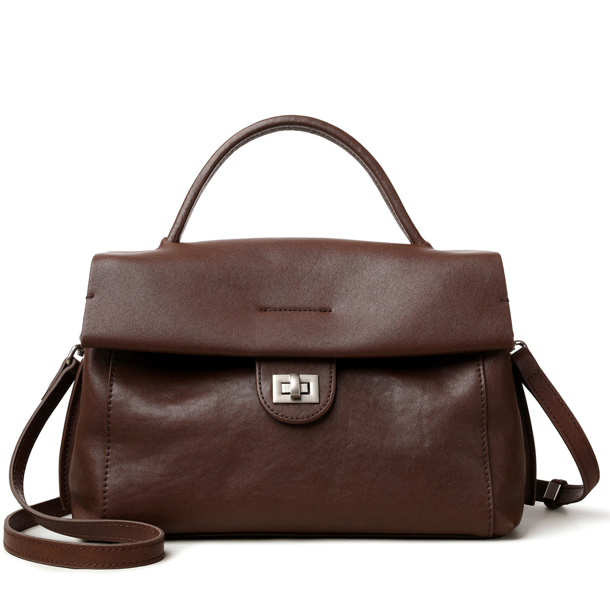 Sac de navette en cuir haut de gamme pour petites cadres