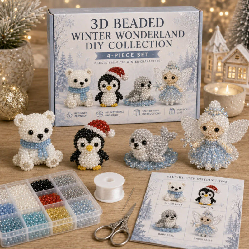 3D Perles Icônes de Noël Kit de bricolage