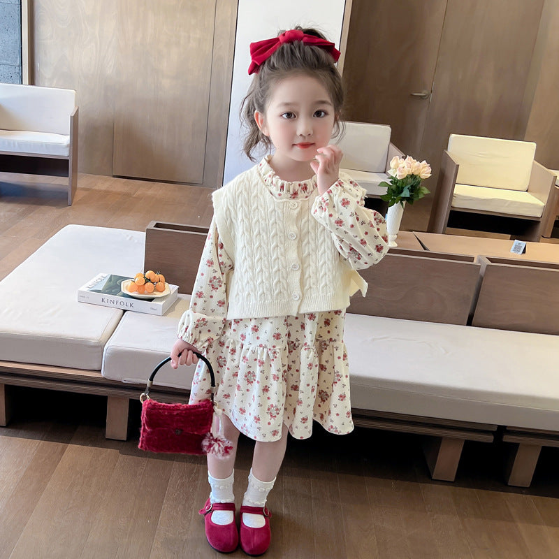 Robe et Veste en deux pièces pour filles
