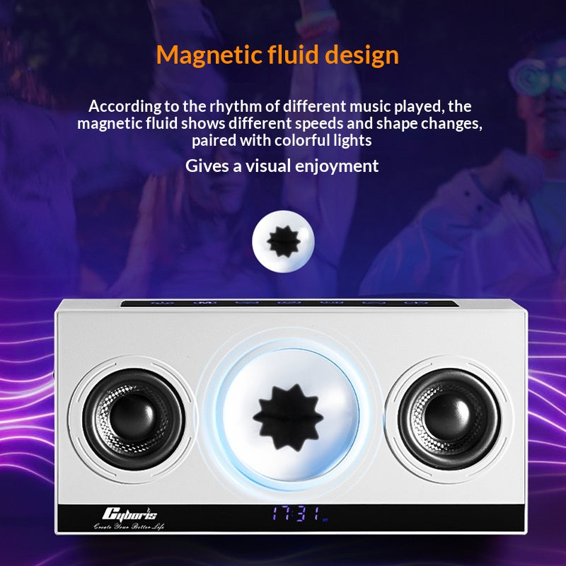 Magnetic fluid rhythmic music Bluetooth speaker