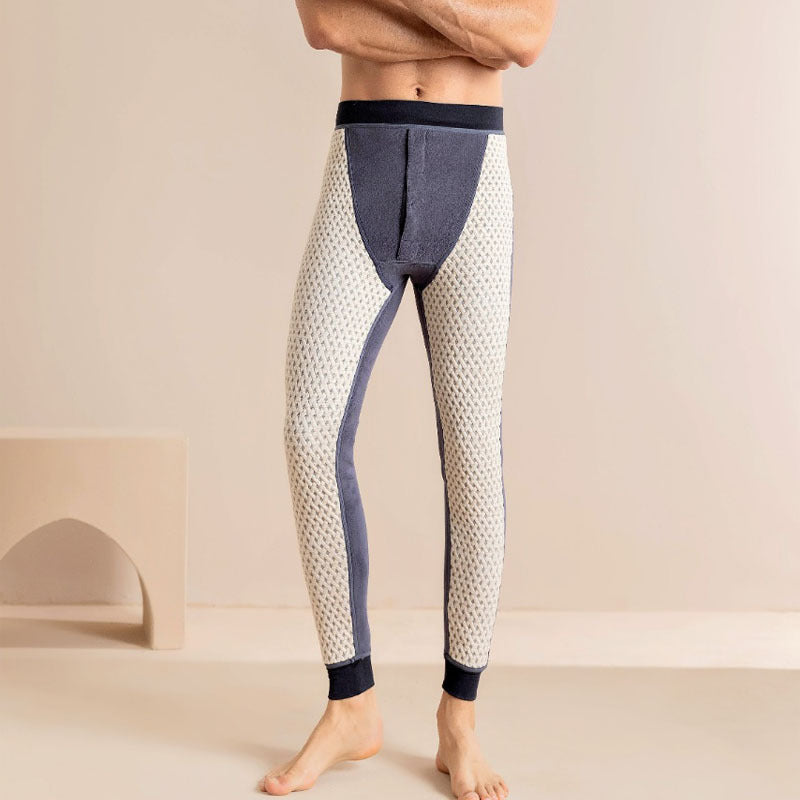 Pantalons de coton pour hommes du nord-est Graphene Soutien à la taille Épaisseur doublé de polaire