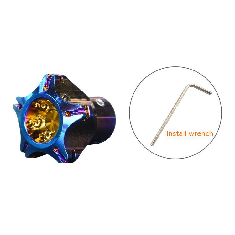 Accessoires de modification de moto Tête de clé Couverture de clé unique