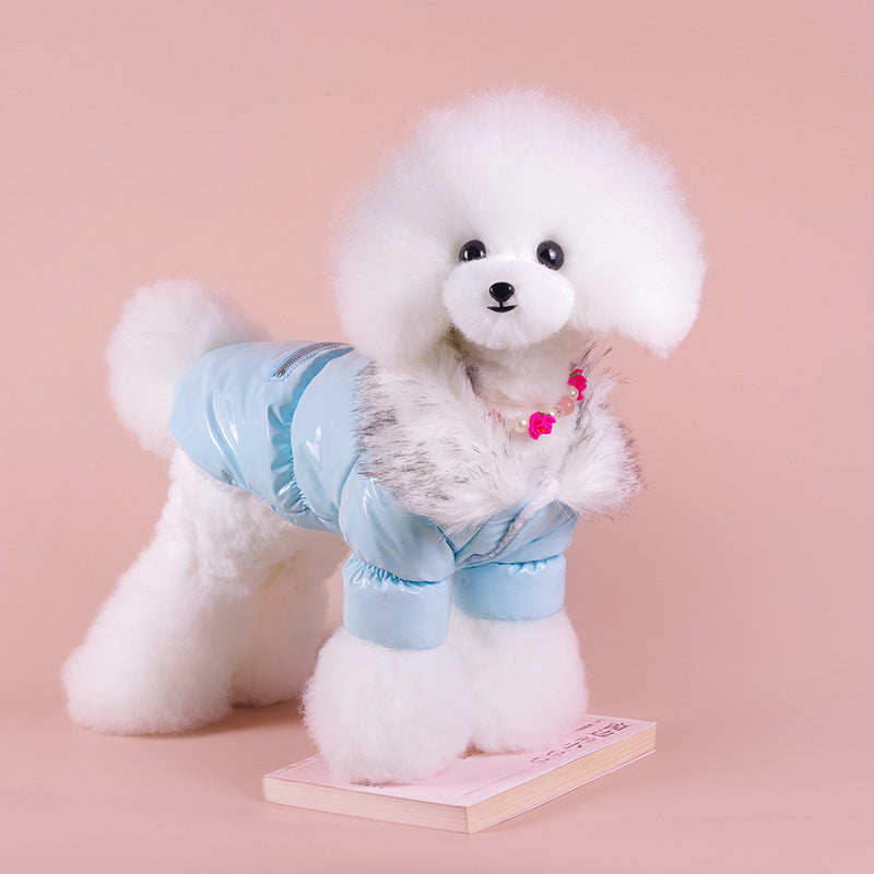 Chaud Pet Automne et hiver épaississant Puppy Down Veste