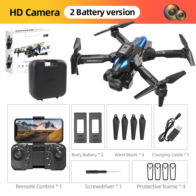 C10 Black - Caméra triple - Dual Electric Drone-BLACK