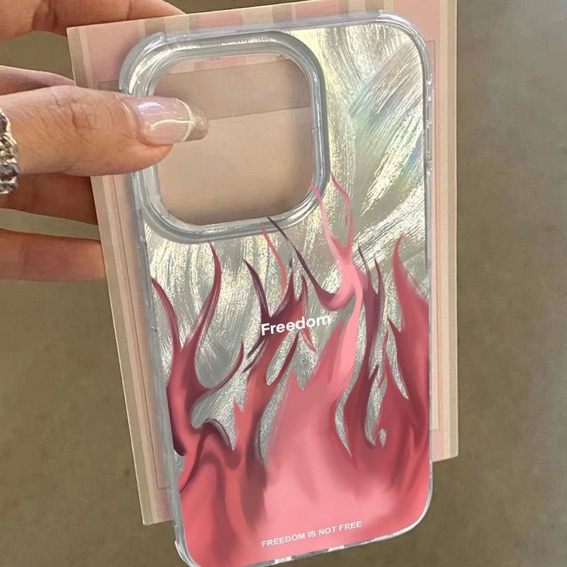 Clapet de téléphone tout compris pour fille de flamme de sept couleurs